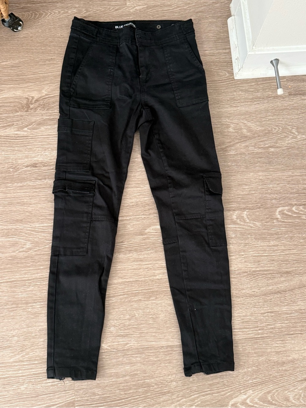 Black cargo jeans size 25 - Picture 3 of 7